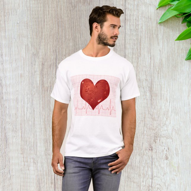 T-shirt Heart Beat (Créateur téléchargé)