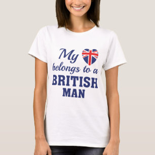 T-shirt Heart Belongs British