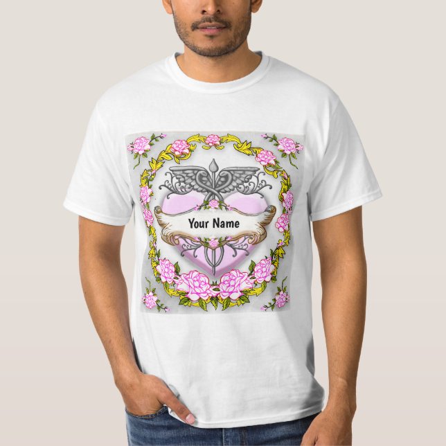 T-shirt Heart Caduceus (Devant)