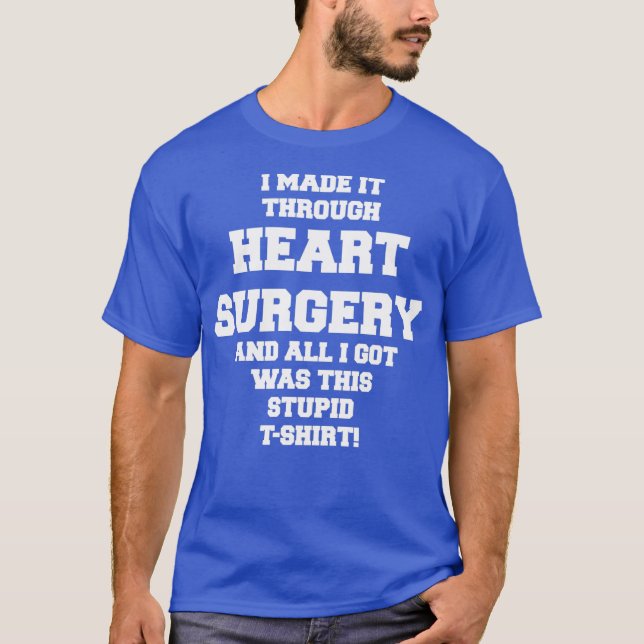 T-shirt HEART CHIRURGIE S'AMUSER Bien Bientôt - Cadeau De  (Devant)