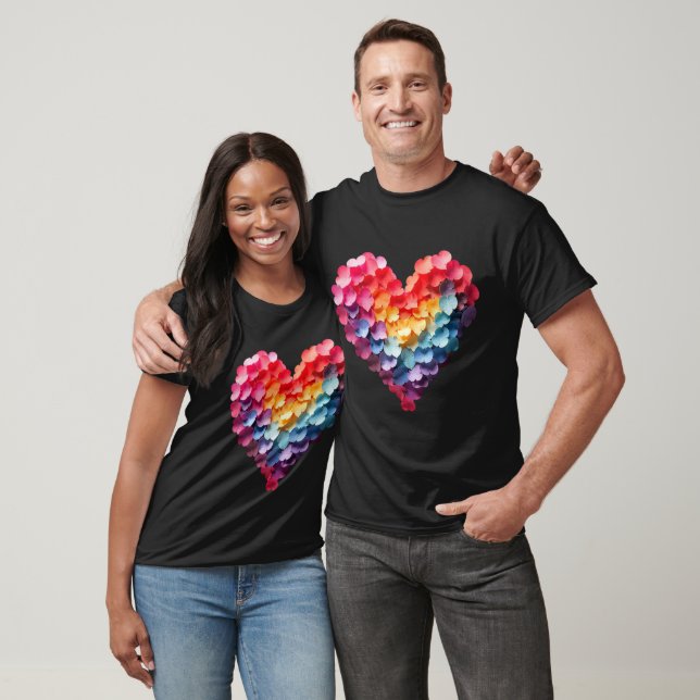 T-shirt "Heart Connection" - Portez l'obligation q (Unisexe)