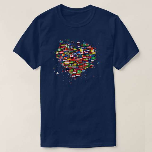 T-shirt Heart Count (Design devant)