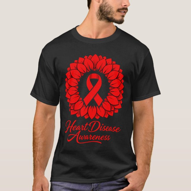 T-shirt Heart Disease Awareness  (Devant)