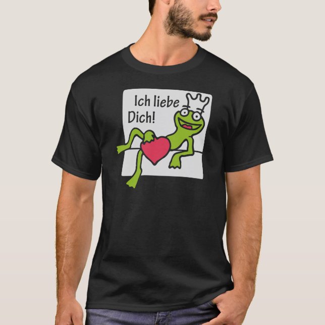 T-shirt heart frog (Devant)