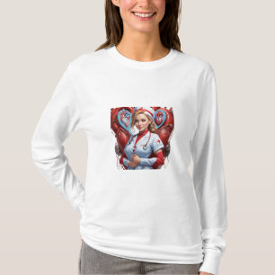 T-shirt Heart & Healing – Nurse with Anatomical Heart