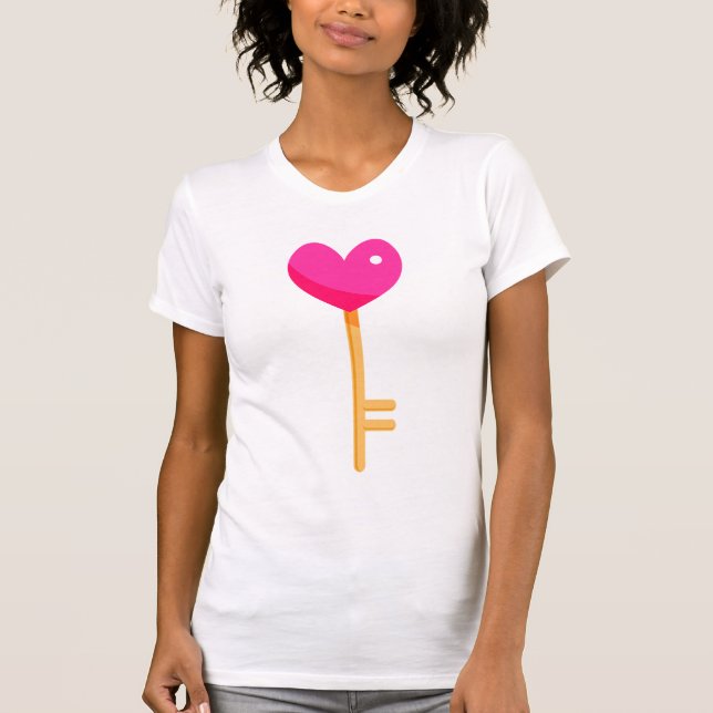 T-shirt Heart Key (Devant)