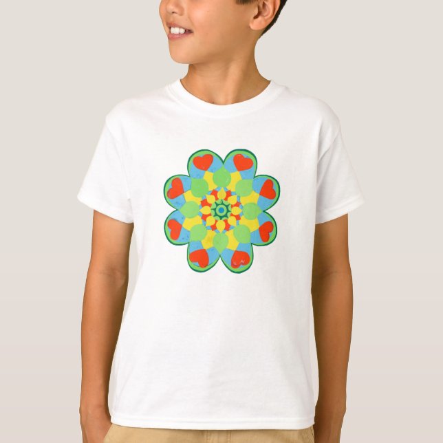 T-shirt Heart Mandala (Devant)