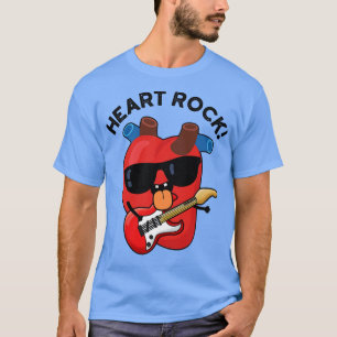 T-shirt Heart Rock Funny Music Anatomie Pun 1