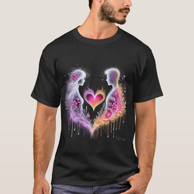 T-shirt Heart romance (Devant)