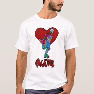 T-shirt Heart Skate