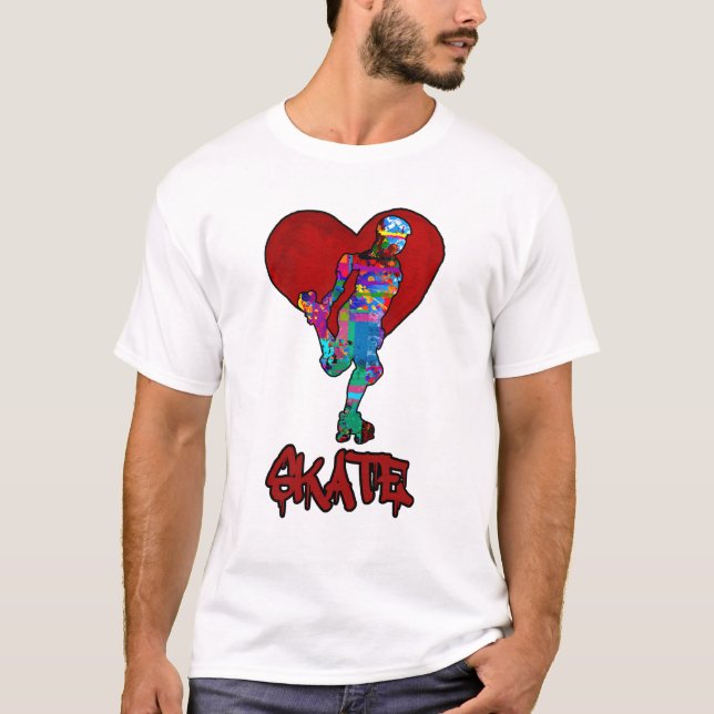 T-shirt Heart Skate (Devant)