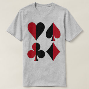T-shirt Heart Spade Diamond Club