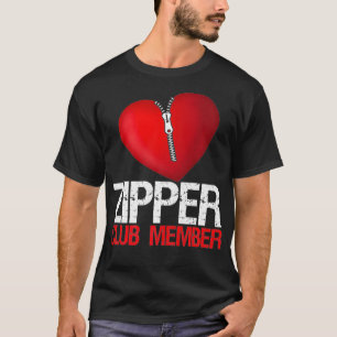 T-shirt Heart Surgery Patient - Zipper Club Member Funny