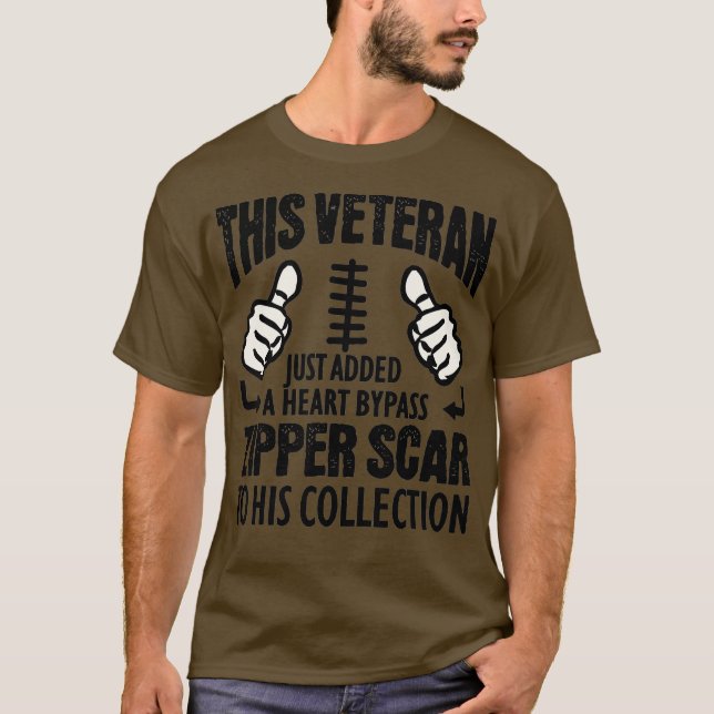 T-shirt Heart Surgery Recovery Gift For Veteran Bypass (Devant)