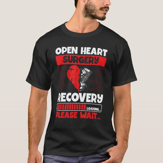 T-shirt Heart Transplant Survivor Heart Bypass Open Heart  (Devant)