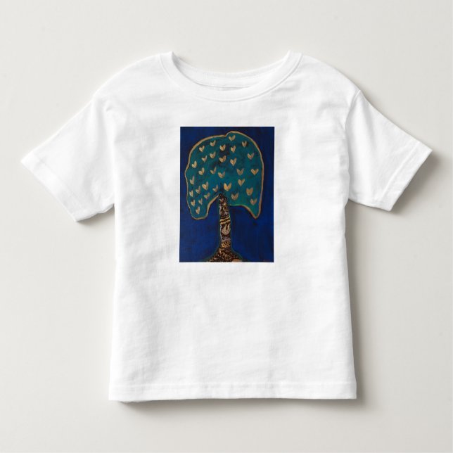 T-shirt Heart Tree Toddler Fine Jersey (Devant)