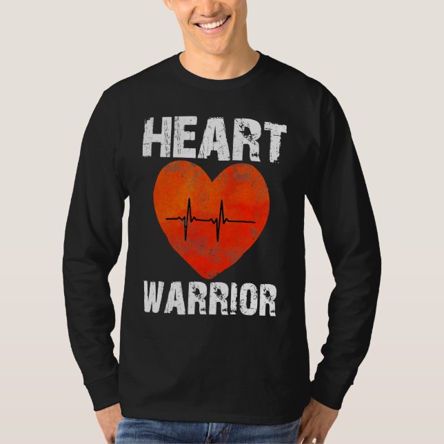 T-shirt Heart Warrior CHD Awareness Present Congenital Hea (Devant)