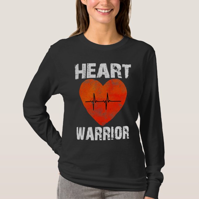 T-shirt Heart Warrior CHD Awareness Present Congenital Hea (Devant)