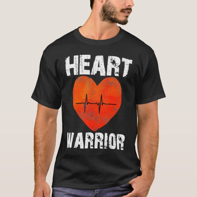 T-shirt Heart Warrior CHD Awareness Present Congenital Hea (Devant)