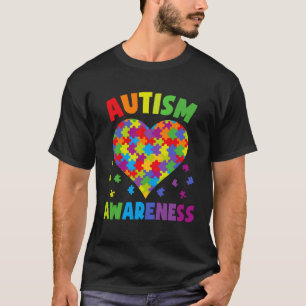 T-shirt Heart World Autism Awareness 2 avril 2021 Autisme
