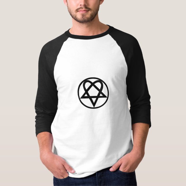 T-shirt heartagram] (Devant)