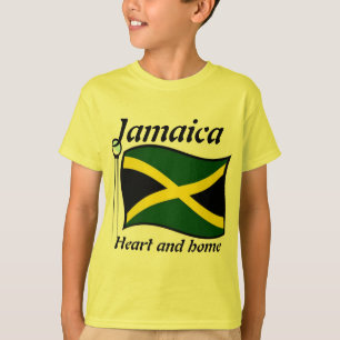 T-shirt Heartband Jamaïque à la maison badine des T-shir
