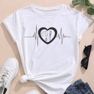 T-shirt Heartbeat à la cuisson, t-shirt cadeau à l
