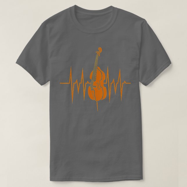 T-shirt Heartbeat Cello  (Design devant)