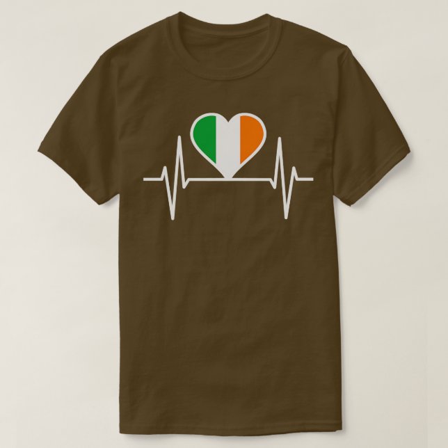 T-shirt Heartbeat d'Irlande (Design devant)
