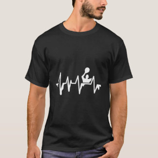 T-shirt Heartbeat Heartline Heartline Taux Water Polo