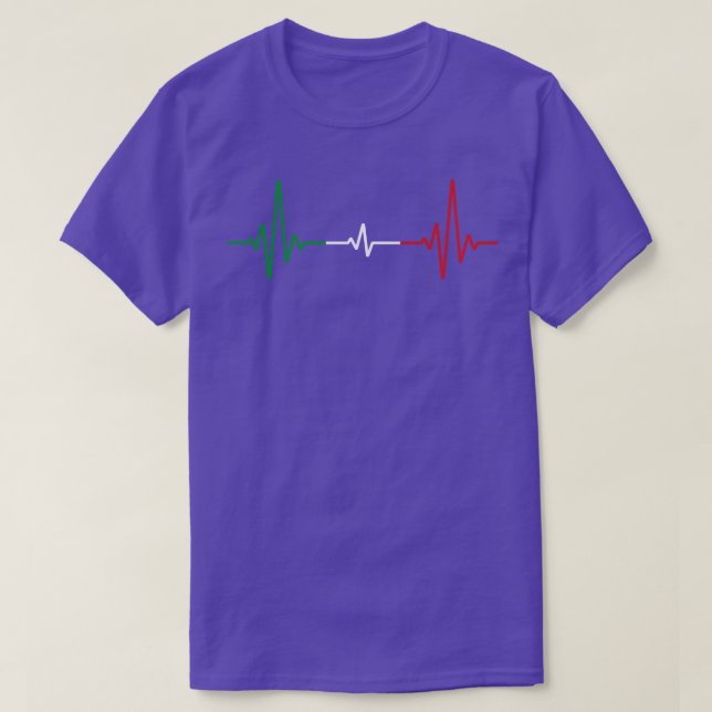 T-shirt Heartbeat italien (Design devant)