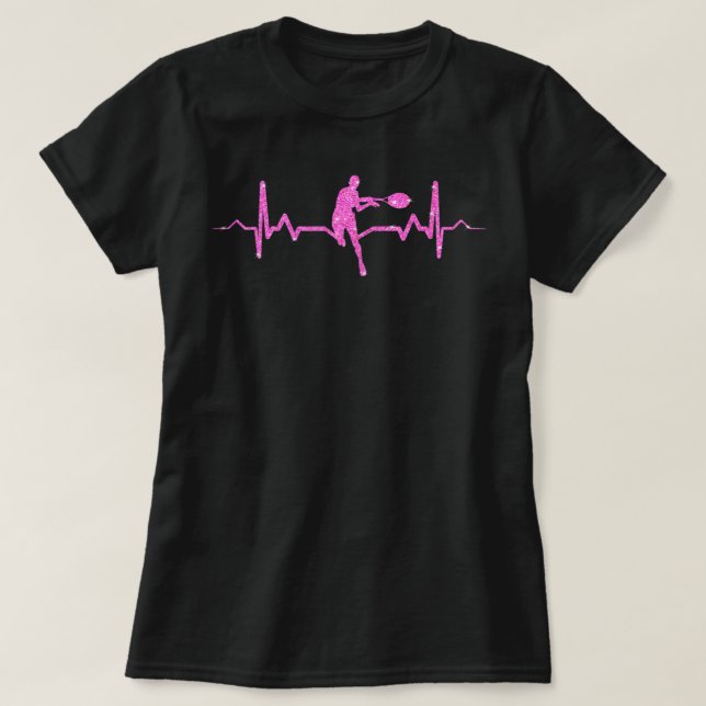 T-shirt Heartbeat pour femmes (Design devant)