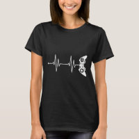 Heartbeat Shirt Don Pour Vidéo Game Lover Vidéo Ga