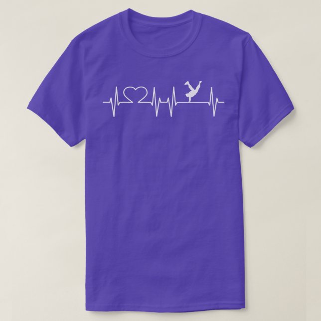 T-shirt Heartbeat Street Dance Breakdancing Boy (Design devant)