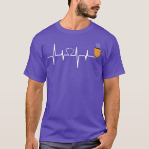 T-shirt Heartbeat thé amant cadeau thé amoureux thé design