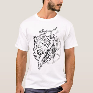 T-shirt heartbike