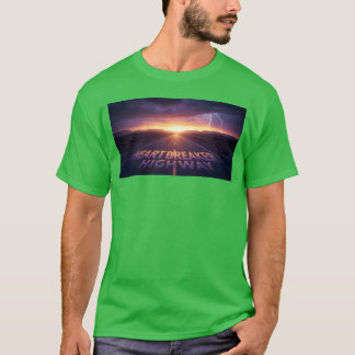 T-shirt Heartbreaker Highway Neon Road Edition par Back t