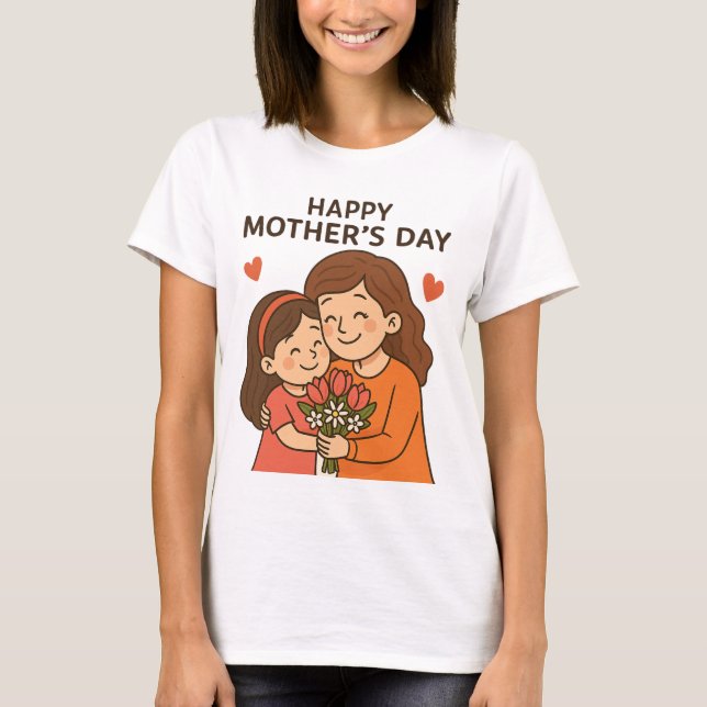 T-shirt Heartfelt Mother's Day Gift 2025 – Celebrate Mom (Devant)