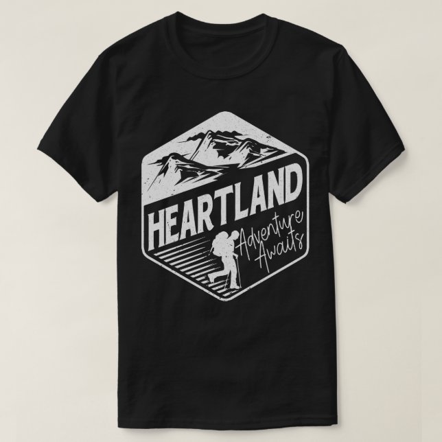 T-shirt Heartland Adventure Attend (Design devant)
