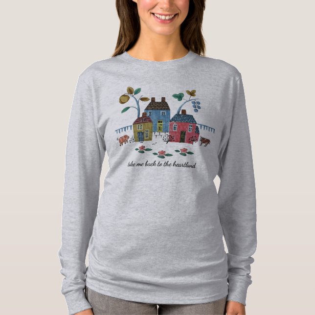 T-shirt Heartland Cozy Americana Vintage Country Style (Devant)