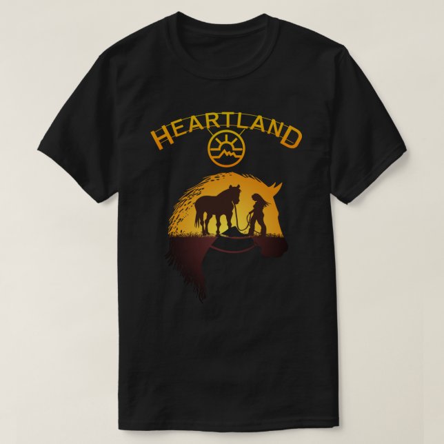 T-shirt Heartland, Heartland Ranch, Amateurs de chevaux, C (Design devant)