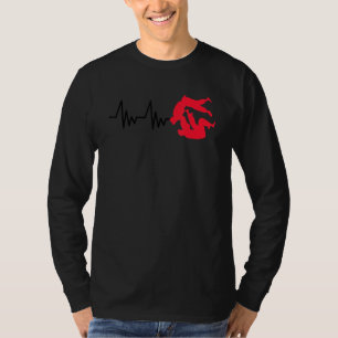 T-shirt Heartline Sport Judo Martial Heart Life Line 8