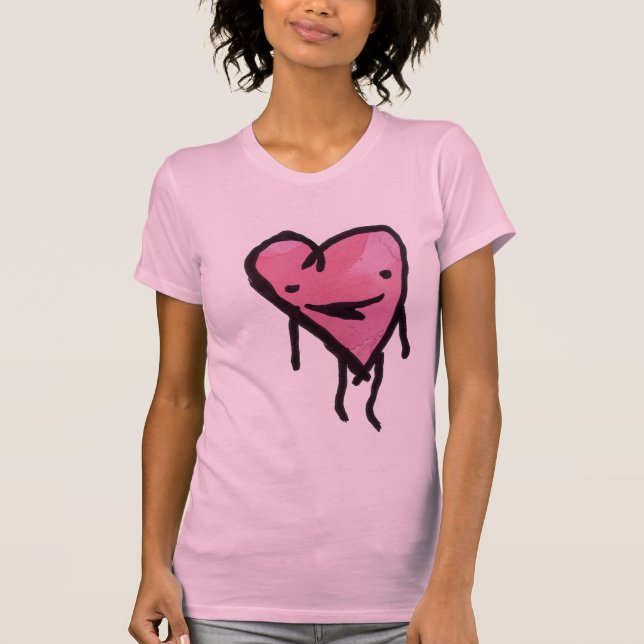 T-shirt heartpink (Devant)