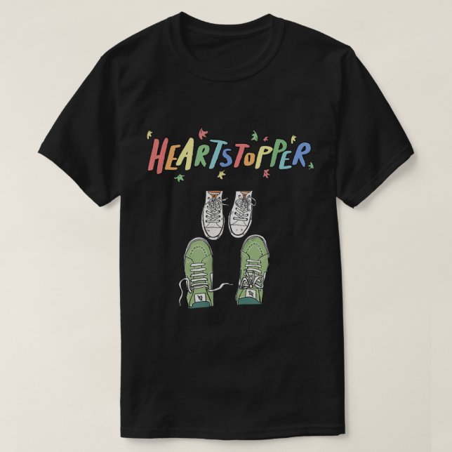 T-shirt Heartstoppers Feuille Chaussures mignonnes Heartst (Design devant)