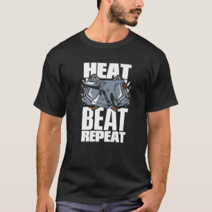 T-shirt Heat Beat Répéter Hobby Légende Forger Anvil Noirs