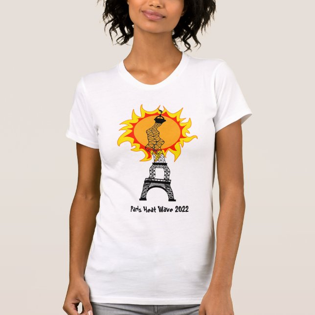 T-shirt Heat Wave 2022 Paris (Devant)