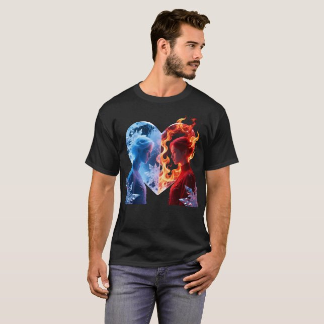 T-shirt Heated Rivalry – Intense Competitive Energy Concep (Devant entier)