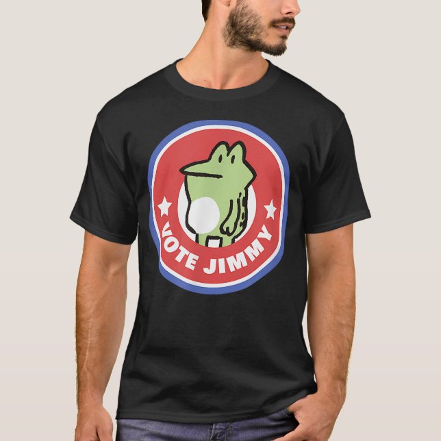 T-shirt Heathcliff Gang  Vote Jimmy Frog (Devant)