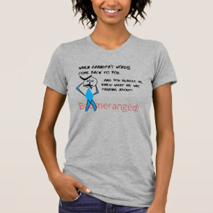 T-shirt Heather Grey - Les mots de grand-père Boomeranged