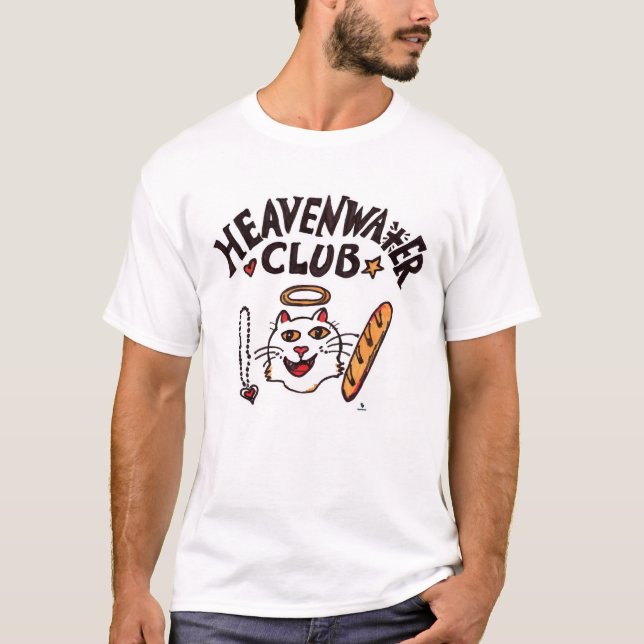 T-shirt Heaven Water Club Pop Culture Spoof (Devant)
